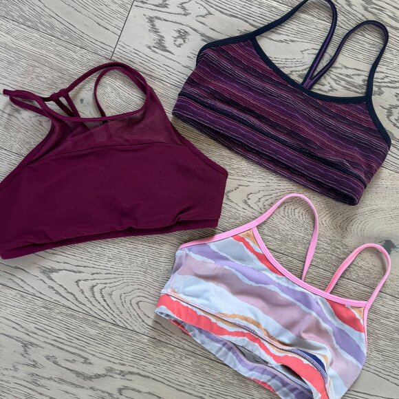 lululemon athletica Tops - LOT 3 Lululemon Sports Bra 8